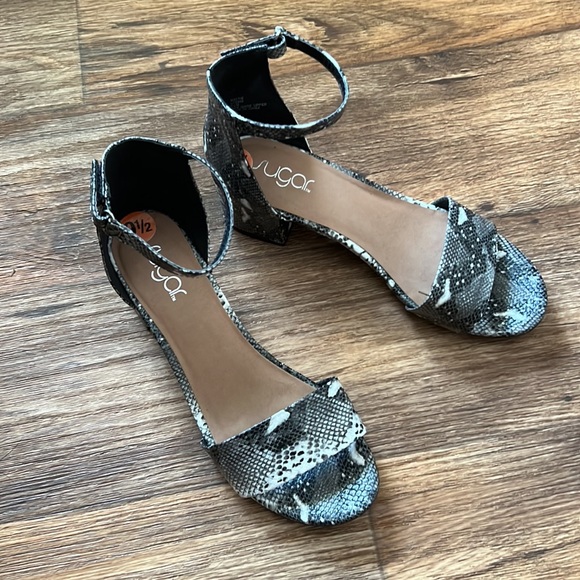 Python chunky low heels - Picture 2 of 4